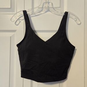 Women's Black Crop Top, size S. NWT.